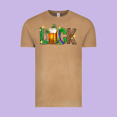 St. Patrick's Day Luck Beer Vintage Tee Designed By Neo Western