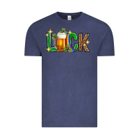 Vintage Denim St. Patrick's Day luck beer Vintage Tee - Neo Western