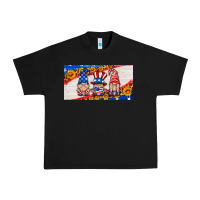 Black usa gnome license plate Urban Heavy Tee - HRA Design Shop