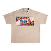 French Oak usa gnome license plate Urban Heavy Tee - HRA Design Shop