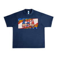 Usa Gnome License Plate Urban Heavy Tee | Teevron