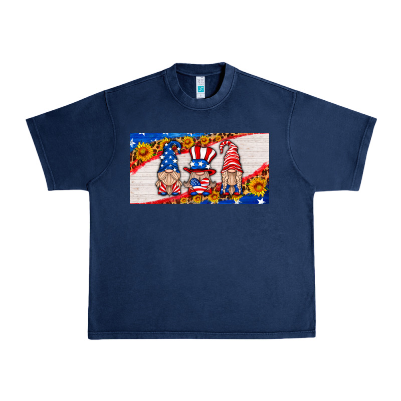 Usa Gnome License Plate Urban Heavy Tee by HRA Design Shop | Teevron