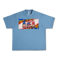 Pebble Blue usa gnome license plate Urban Heavy Tee - HRA Design Shop