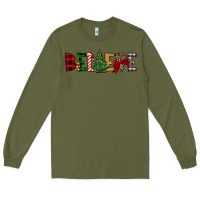 Army Green believe Long Sleeve Tee - JahusDesignShop