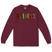 Burgundy believe Long Sleeve Tee - JahusDesignShop