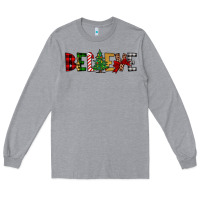 Heather Grey believe Long Sleeve Tee - JahusDesignShop