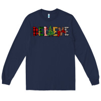 Navy believe Long Sleeve Tee - JahusDesignShop
