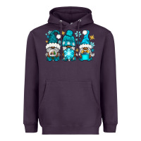 Plum winter afro gnomies Heavyweight Hoodie - NancyCooperArtShop