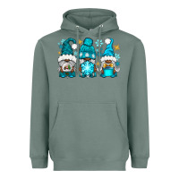 Sage winter afro gnomies Heavyweight Hoodie - NancyCooperArtShop