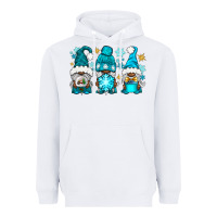 White winter afro gnomies Heavyweight Hoodie - NancyCooperArtShop