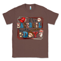Chestnut its a baseball kinda day Classic Tee - AdoDesignShop