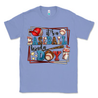 Colony Blue its a baseball kinda day Classic Tee - AdoDesignShop