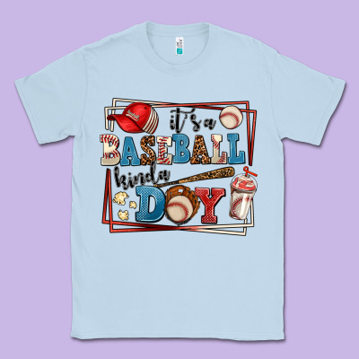 Its A Baseball Kinda Day Classic Tee Designed By Adodesignshop