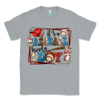 Heather Grey its a baseball kinda day Classic Tee - AdoDesignShop