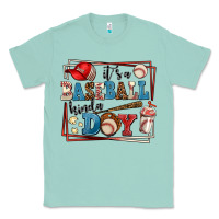 Seafoam its a baseball kinda day Classic Tee - AdoDesignShop