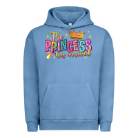 Pigment Pebble Blue the princess has arrived Urban Hoodie - NancyCooperArtShop