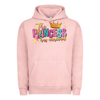 Pigment Salmon the princess has arrived Urban Hoodie - NancyCooperArtShop