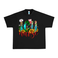 Black christmas icu nurse Urban Heavy Tee - FaDigitalArtStudio