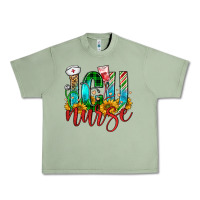Oil Green christmas icu nurse Urban Heavy Tee - FaDigitalArtStudio