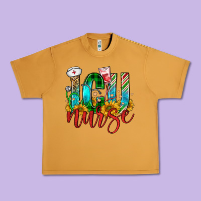 Christmas Icu Nurse Urban Heavy Tee Designed By Fadigitalartstudio