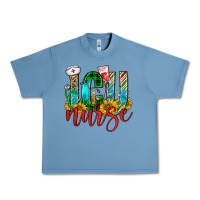 Pebble Blue christmas icu nurse Urban Heavy Tee - FaDigitalArtStudio