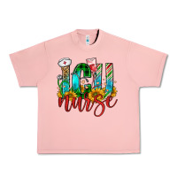Salmon christmas icu nurse Urban Heavy Tee - FaDigitalArtStudio