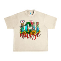 Sandshell christmas icu nurse Urban Heavy Tee - FaDigitalArtStudio