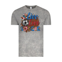 Cloud Rock live love soccer Vintage Tee - HRA Design Shop