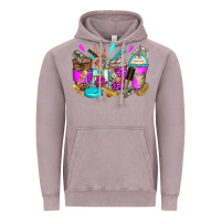 Vintage Zinc hair hustler coffee cups Vintage Hoodie - Zillion Design Studio