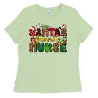 Matcha santas favorite nurse Ladies Tee - AdoDesignShop