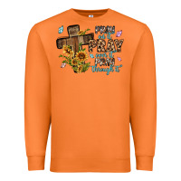 Carrot pray on it pray over it pray through it Premium Sweatshirt - MaliasSmallBusiness