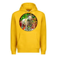 Lemon christmas dorset sheep Premium Hoodie - LillyAllenDesigns