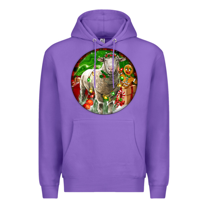 Christmas Dorset Sheep Premium Hoodie by LillyAllenDesigns | Teevron