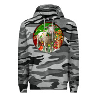Slate Camo christmas dorset sheep Premium Hoodie - LillyAllenDesigns