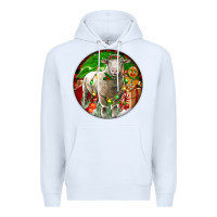 White christmas dorset sheep Premium Hoodie - LillyAllenDesigns