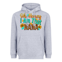 Heather Grey oh honey i am that nana Heavyweight Hoodie - NancyCooperArtShop