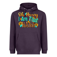 Plum oh honey i am that nana Heavyweight Hoodie - NancyCooperArtShop