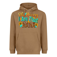 Toasted Coconut oh honey i am that nana Heavyweight Hoodie - NancyCooperArtShop