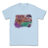 Dusty Blue Leopard, Cowhide, Wood Pattern Frame Classic Tee - Bettercallsaul