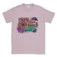 Lilac Leopard, Cowhide, Wood Pattern Frame Classic Tee - Bettercallsaul