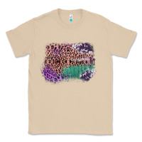Mushroom Leopard, Cowhide, Wood Pattern Frame Classic Tee - Bettercallsaul