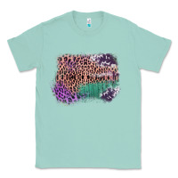 Seafoam Leopard, Cowhide, Wood Pattern Frame Classic Tee - Bettercallsaul