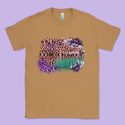 Leopard, Cowhide, Wood Pattern Frame Classic Tee Designed By Bettercallsaul