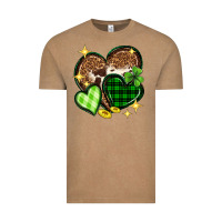 Vintage Coffee St. Patrick's Day hearts Vintage Tee - Neo Western