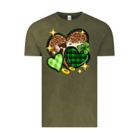 Vintage Olive St. Patrick's Day hearts Vintage Tee - Neo Western