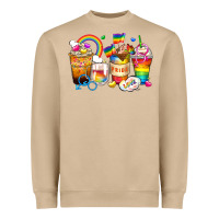 Mushroom pride coffee cups Heavyweight Sweatshirt - Zillion Design Studio