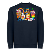 Navy pride coffee cups Heavyweight Sweatshirt - Zillion Design Studio