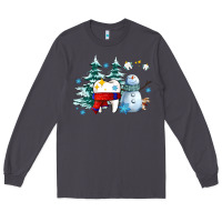 Smoke dental christmas teeth and winter with snowman Long Sleeve Tee - AdoDesignShop