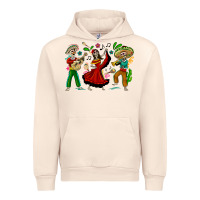Sandshell Mexican Skeletons Urban Hoodie - texasbilliewilder