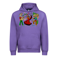Tulip Mexican Skeletons Urban Hoodie - texasbilliewilder